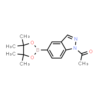 850363-83-6 | 1-(5-(4,4,5,5-tetramethyl-1,3,2-dioxaborolan-2-yl)-1H-indazol-1-yl)ethanone