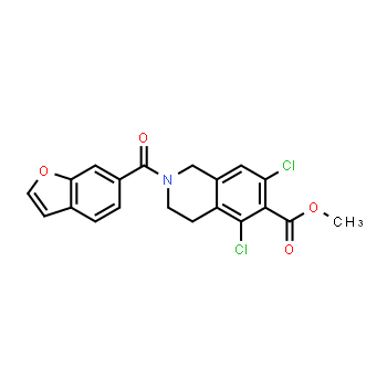 851784-92-4 | methyl 2-(benzofuran-6-carbonyl)-5,7-dichloro-1,2,3,4-tetrahydroisoquinoline-6-carboxylate