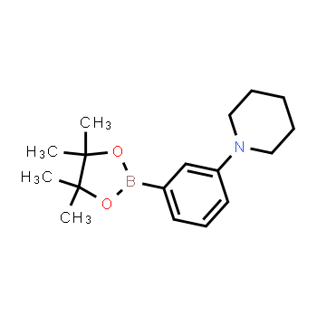 852227-97-5 | 1-(3-(4,4,5,5-tetramethyl-1,3,2-dioxaborolan-2-yl)phenyl)piperidine