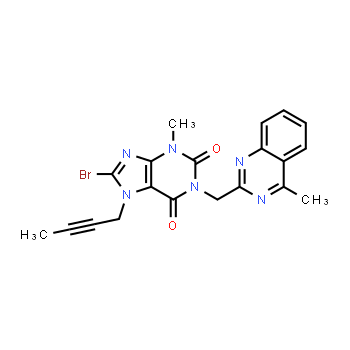 853029-57-9 | 8-Bromo-7-but-2-ynyl-3-methyl-1-(4-methyl-quinazolin-2-ylmethyl)-3,7-dihydro-purine-2,6-dione