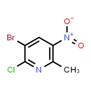 856834-95-2 | 3-Bromo-2-chloro-5-nitro-
6-picoline