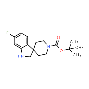 858351-40-3 | tert-butyl 6-fluorospiro[indoline-3,4'-piperidine]-1'-carboxylate