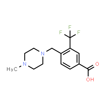 859282-11-4 | 4-[(4-Methylpiperazin-1-yl)methyl]-3-trifluoromethylbenzoic acid