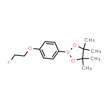 864754-47-2 | 2-(4-(2-fluoroethoxy)phenyl)-4,4,5,5-tetramethyl-1,3,2-dioxaborolane