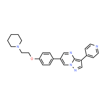 866405-64-3 | 6-(4-(2-(piperidin-1-yl)ethoxy)phenyl)-3-(pyridin-4-yl)pyrazolo[1,5-a]pyrimidine