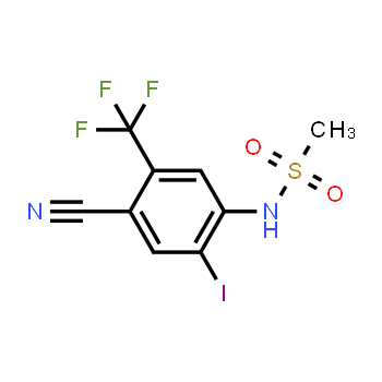 868692-62-0 | 4-Cyano-2-iodo-N-methylsulfonyl-5-(trifluoromethyl)aniline