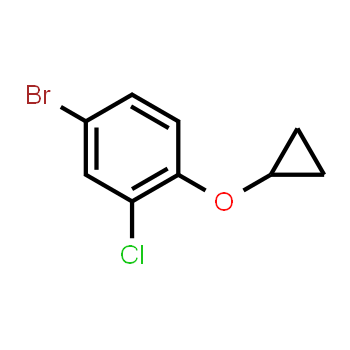 869569-68-6 | 4-Bromo-2-chloro-1-(cyclopropyloxy)Benzene