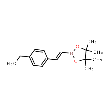 870717-91-2 | (E)-2-(4-ethylstyryl)-4,4,5,5-tetramethyl-1,3,2-dioxaborolane