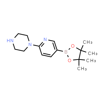 871125-86-9 | 1-(5-(4,4,5,5-tetramethyl-1,3,2-dioxaborolan-2-yl)pyridin-2-yl)piperazine