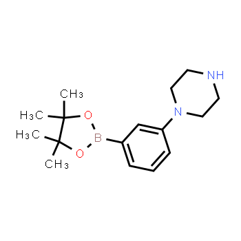 871125-87-0 | 1-(3-(4,4,5,5-tetramethyl-1,3,2-dioxaborolan-2-yl)phenyl)piperazine