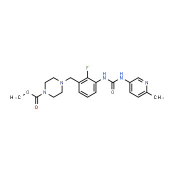 873697-71-3 | methyl 4-(2-fluoro-3-(3-(6-methylpyridin-3-yl)ureido)benzyl)piperazine-1-carboxylate