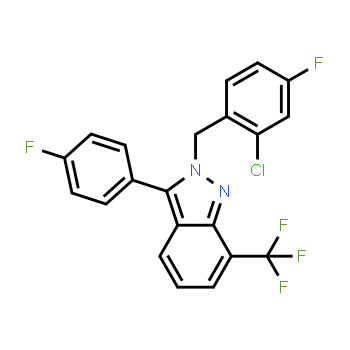 875787-07-8 | 2-(2-chloro-4-fluorobenzyl)-3-(4-fluorophenyl)-7-(trifluoromethyl)-2H-indazole