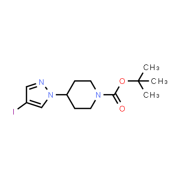 877399-73-0 | 1-Piperidinecarboxylic acid, 4-(4-iodo-1H-pyrazol-1-yl)-, 1,1-dimethylethyl ester