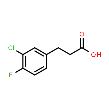 881190-93-8 | Benzenepropanoicacid, 3-chloro-4-fluoro-