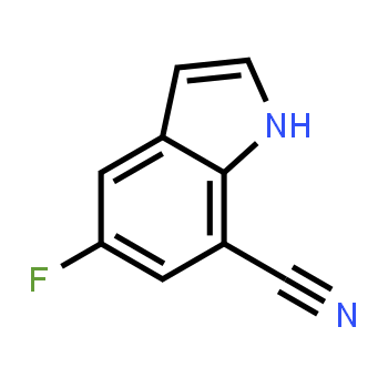 883500-80-9 | 5-fluoro-1H-indole-7-carbonitrile