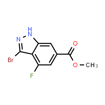 885521-41-5 | methyl 3-bromo-4-fluoro-1H-indazole-6-carboxylate