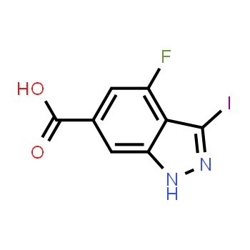 885521-55-1 | 4-fluoro-3-iodo-1H-indazole-6-carboxylic acid