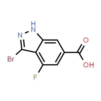 885521-65-3 | 3-bromo-4-fluoro-1H-indazole-6-carboxylic acid