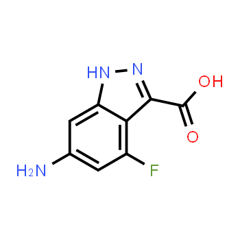 885522-68-9 | 6-amino-4-fluoro-1H-indazole-3-carboxylic acid