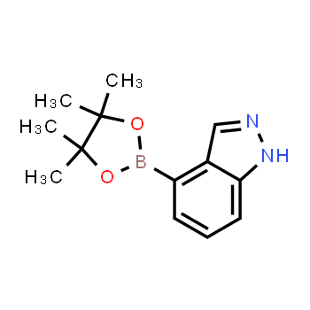 885618-33-7 | 4-(4,4,5,5-tetramethyl-1,3,2-dioxaborolan-2-yl)-1H-indazole