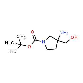 889949-18-2 | tert-butyl 3-amino-3-(hydroxymethyl)pyrrolidine-1-carboxylate