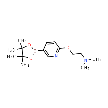 892501-92-7 | N,N-dimethyl-2-((5-(4,4,5,5-tetramethyl-1,3,2-dioxaborolan-2-yl)pyridin-2-yl)oxy)ethanamine