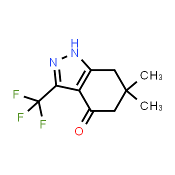 908111-34-2 | 6,6-Dimethyl-3-(trifluoromethyl)-6,7-dihydro-1H-indazol-4(5H)-one