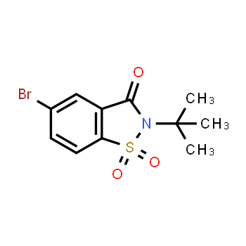 908602-52-8 | 5-bromo-2-(tert-butyl)benzo[d]isothiazol-3(2H)-one 1,1-dioxide