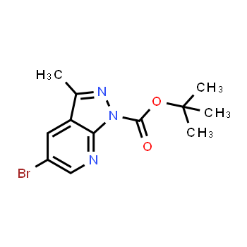 916258-24-7 | tert-butyl 5-bromo-3-methyl-1H-pyrazolo[3,4-b]pyridine-1-carboxylate