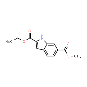 916792-63-7 | 6-Methoxycarbonylindole-2-carboxylic acid ethyl ester