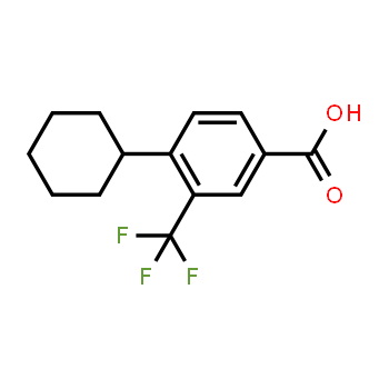 916806-97-8 | 4-cyclohexyl-3-(trifluoromethyl)benzoic acid