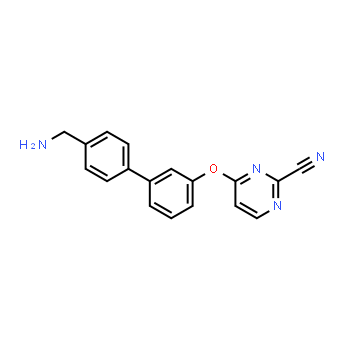 921625-62-9 | 4-((4'-(aminomethyl)-[1,1'-biphenyl]-3-yl)oxy)pyrimidine-2-carbonitrile