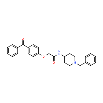 924416-43-3 | 2-(4-benzoylphenoxy)-N-(1-benzylpiperidin-4-yl)acetamide