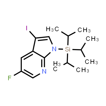 928653-76-3 | 5-fluoro-3-iodo-1-[tris(propan-2-yl)silyl]-1H-pyrrolo[2,3-b]pyridine