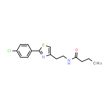 932986-18-0 | N-(2-(2-(4-Chlorophenyl)thiazol-4-yl)ethyl)butyramide