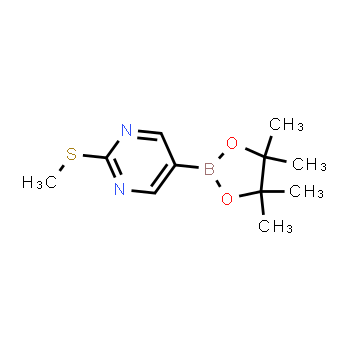 940284-18-4 | 2-(methylthio)-5-(4,4,5,5-tetramethyl-1,3,2-dioxaborolan-2-yl)pyrimidine