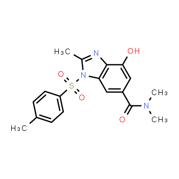 942195-86-0 | 4-hydroxy-N,N,2-trimethyl-1-tosyl-1H-benzo[d]imidazole-6-carboxamide