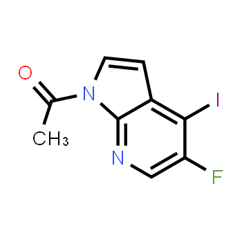 942920-15-2 | 1-{5-fluoro-4-iodo-1H-pyrrolo[2,3-b]pyridin-1-yl}ethan-1-one