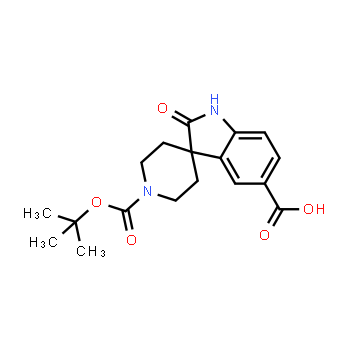 946135-52-0 | 1'-(tert-butoxycarbonyl)-2-oxospiro[indoline-3,4'-piperidine]-5-carboxylic acid