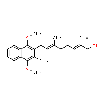 94828-05-4 | (2E,6E)-8-(1,4-Dimethoxy-3-methylnaphthalen-2-yl)-2,6-dimethylocta-2,6-dien-1-ol