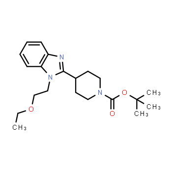 953071-73-3 | tert-butyl 4-(1-(2-ethoxyethyl)-1H-benzo[d]imidazol-2-yl)piperidine-1-carboxylate