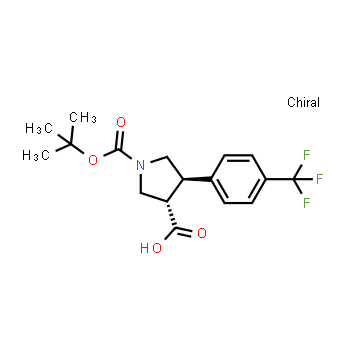 955137-85-6 | trans-1-boc-4-(4-trifluoromethylphenyl)-pyrrolidine-3-carboxylic acid