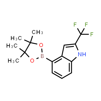 955978-84-4 | 4-(4,4,5,5-tetramethyl-1,3,2-dioxaborolan-2-yl)-2-(trifluoromethyl)-1h-indole