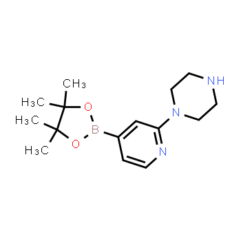 957198-31-1 | 1-(4-(4,4,5,5-tetramethyl-1,3,2-dioxaborolan-2-yl)pyridin-2-yl)piperazine