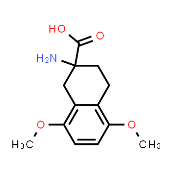 99907-84-3 | 2-amino-5,8-dimethoxy-1,2,3,4-tetrahydronaphthalene-2-carboxylic acid