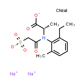 ACS011532 | 2-[(( S )-1-carboxyethyl)(2-ethyl-6-methylphenyl)amino]-2-oxo-ethanesulfonic acid disodium salt