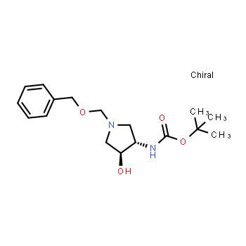 ACS026029 | tert-butyl ((3S,4S)-1-((benzyloxy)methyl)-4-hydroxypyrrolidin-3-yl)carbamate